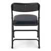Atlas Commercial Products Triple-Braced Vinyl Padded Metal Folding Chair, Navy Blue MFC22NVVYL
